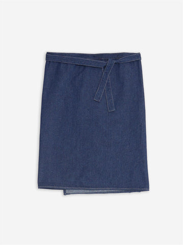 Ania Wrap Skirt - Dark Blue
