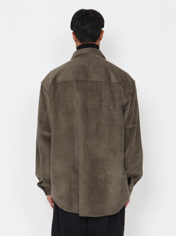 Donat Overshirt - Green Cord