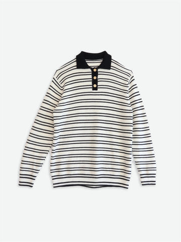 Sample Sweater - White/Black