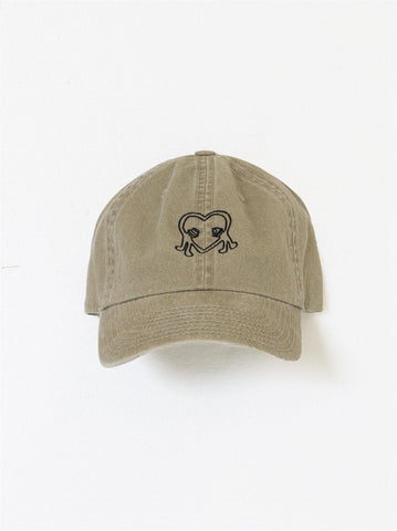 Heart Caps - Washed Beige