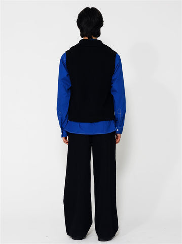 Huan Merino Full Zip Vest - Black