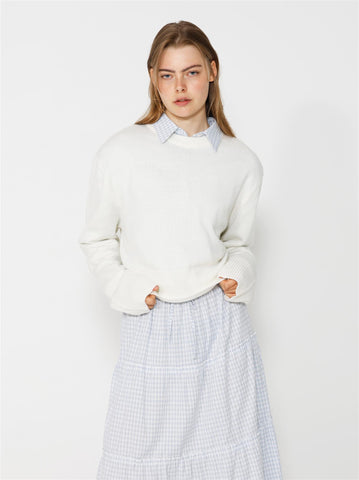 Liena Merino Sweater - Cream