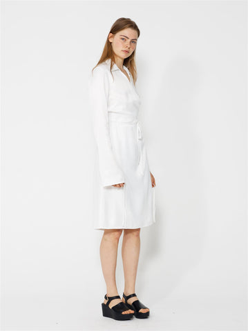 Lucja Wrap Dress - Cream - F5 Concept Store