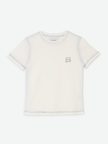 Liyana Heart T-shirt - Off White - F5 Concept Store