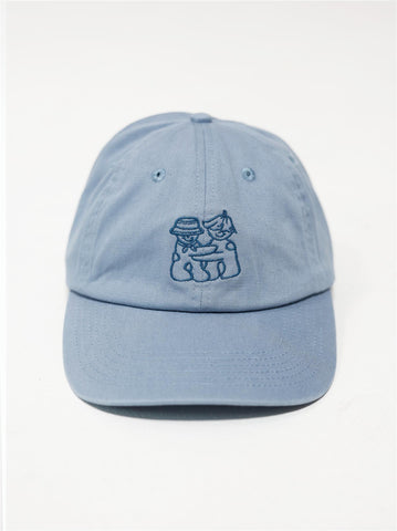 Family Hug Caps - Washed Blue
