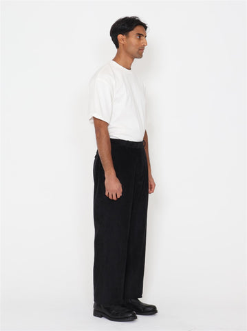Perun Cord Pants - Black - F5 Concept Store