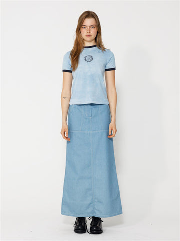 Alina Denim Skirt - Light Blue