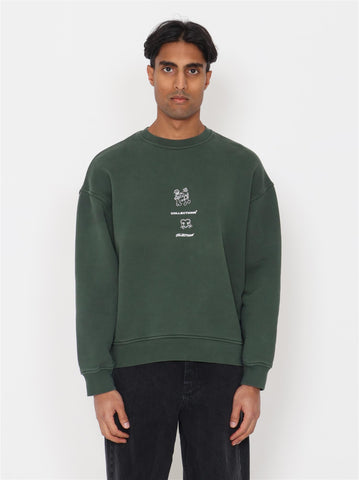 Family Crewneck - Washed Green - F5 Concept Store