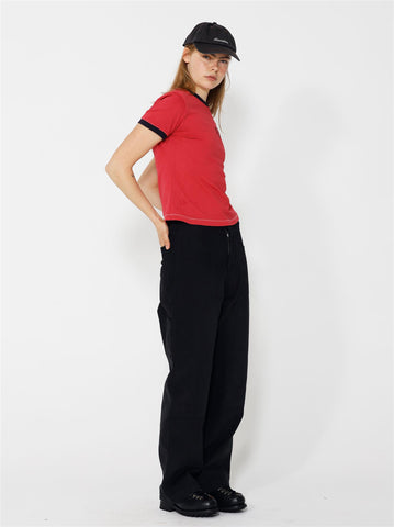 Liyana Gardener Print T-shirt - Red