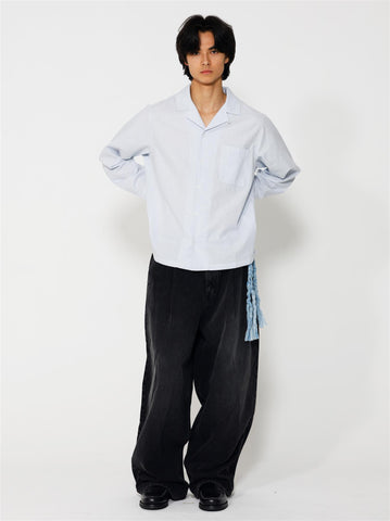 Lew Longsleeve Shirt - Blue/White Checks