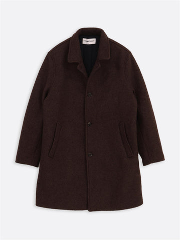 Nicodem Wool Coat - Brown