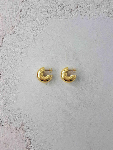 Chubby Hoops - 22K Gold