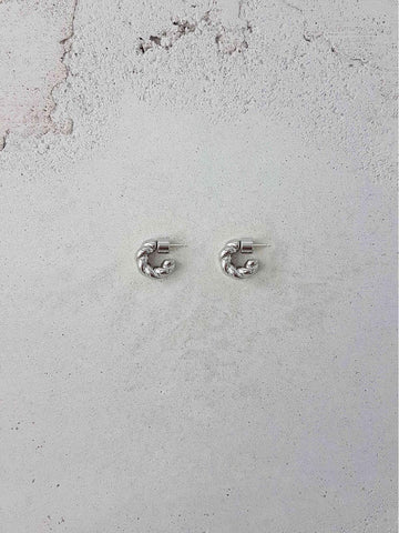 Pastry Hoops Small - Rhodium