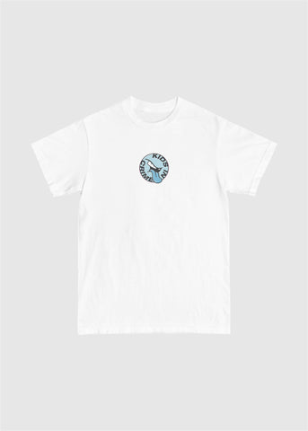 Kids In Crime Tee - Blue Logo