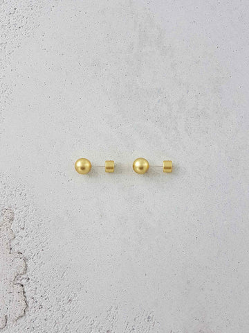 Piccolo Studs - Antique Gold