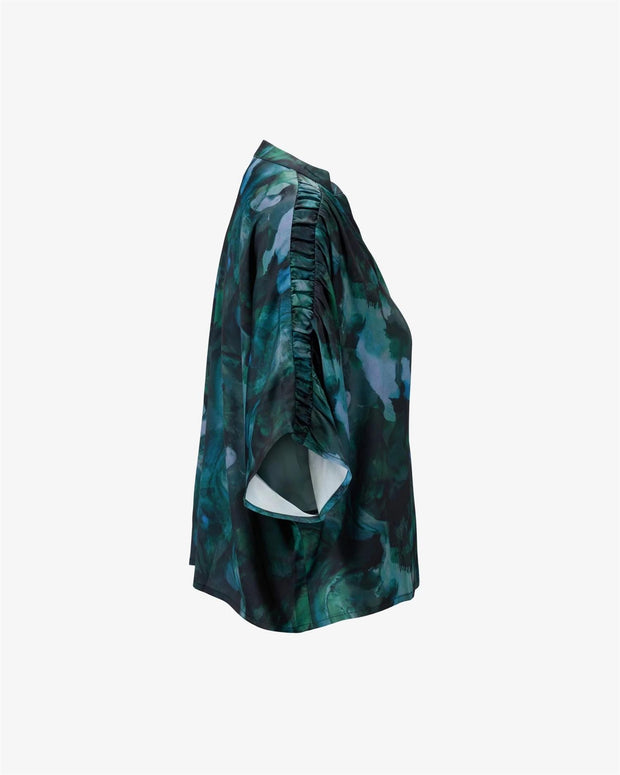 Diaz print blouse - Green