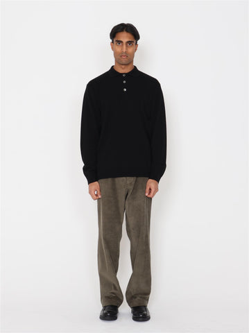 Tian Merino Pique - Black