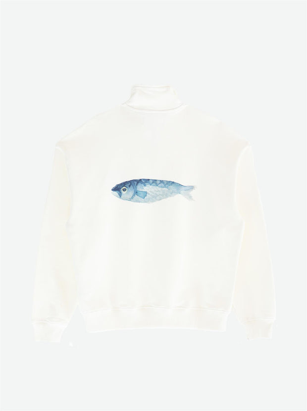 Babas Fishy Halfzip - Off White