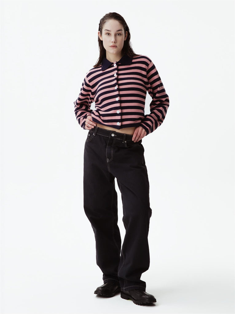 Lisha Cardigan - Pink/Navy