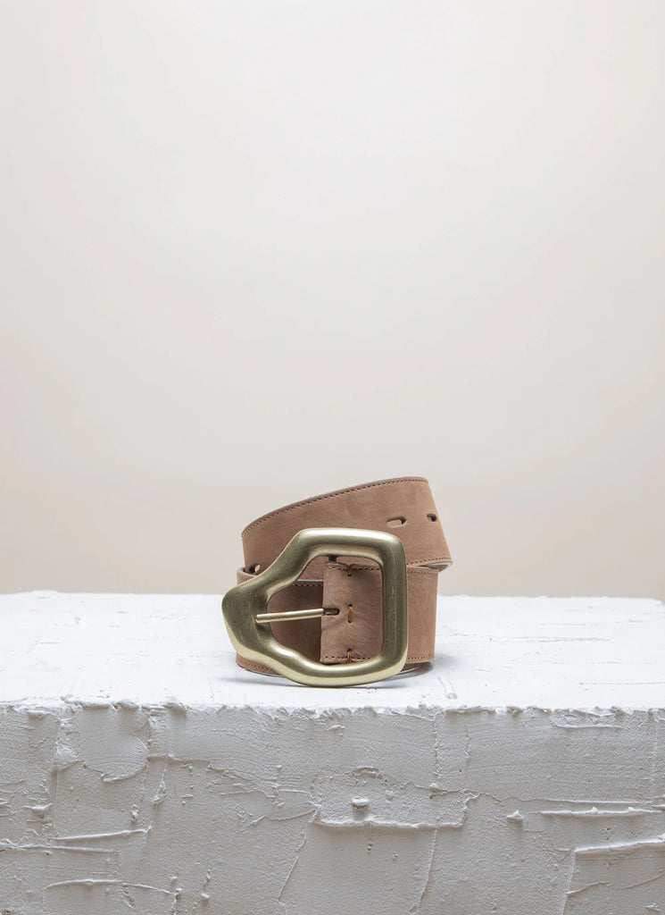 Ako belt - Nutmeg/Gold