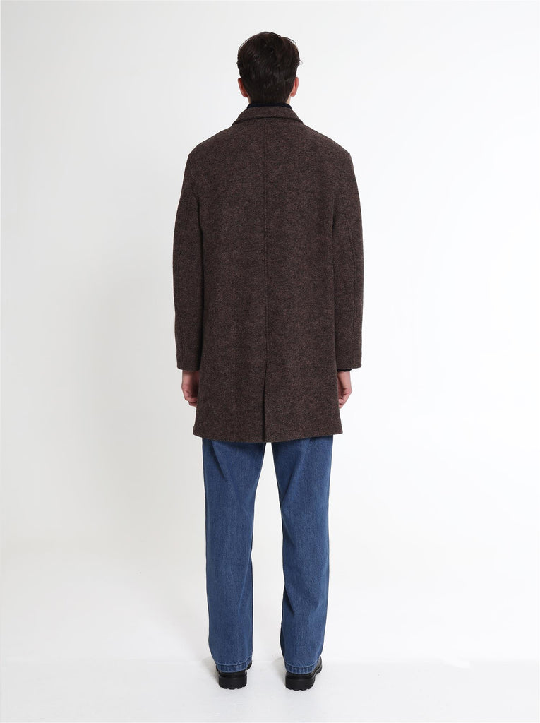 Nicodem Wool Coat - Brown