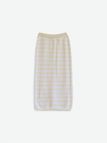 Sample Skirt - White/Yellow