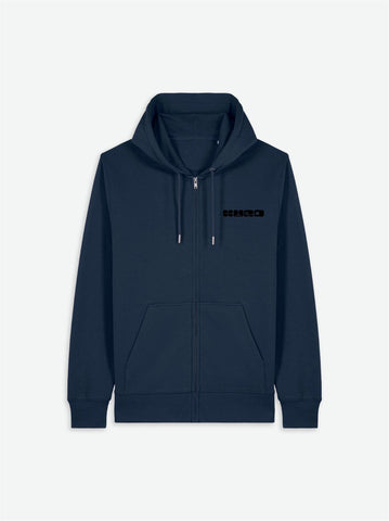 Kuro Zip Hoodie - Dark Blue