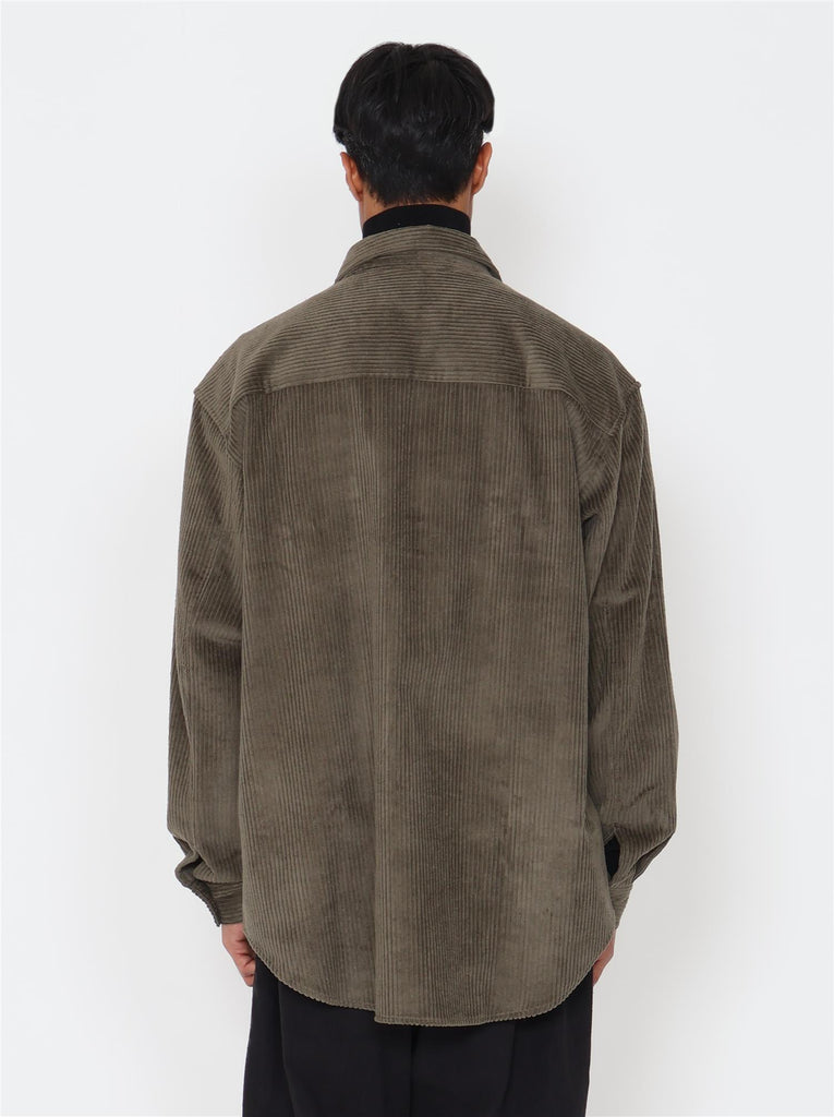 Donat Overshirt - Green Cord