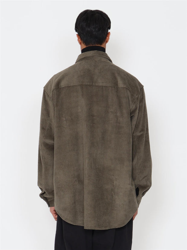 Donat Overshirt - Green Cord