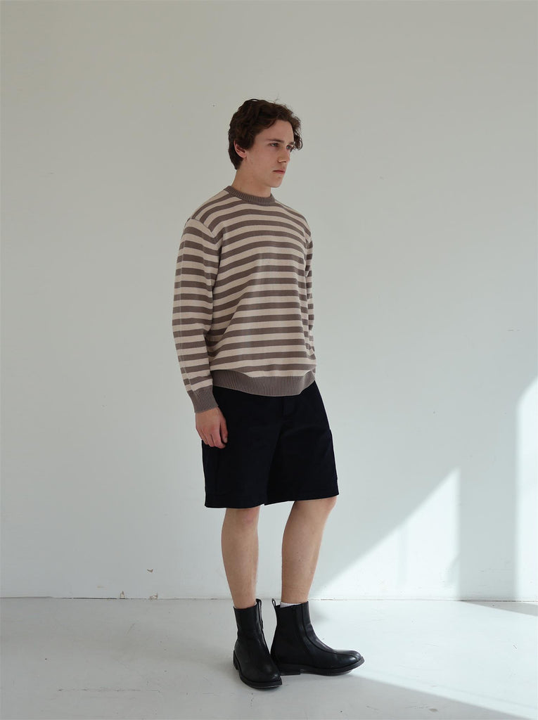 Taio Sweater - Brown/Sand