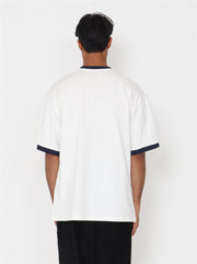 Alper T-shirt - Off White/Navy