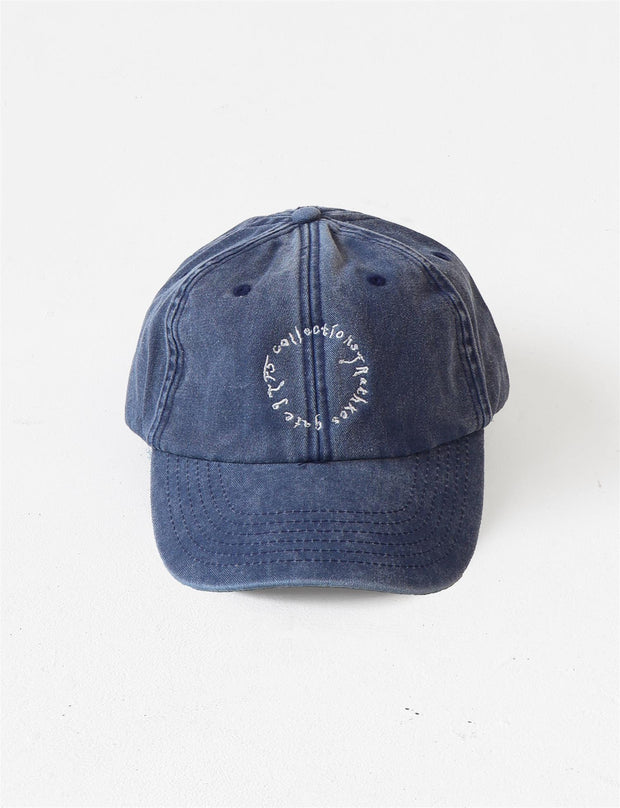 Circle Caps - Washed Blue