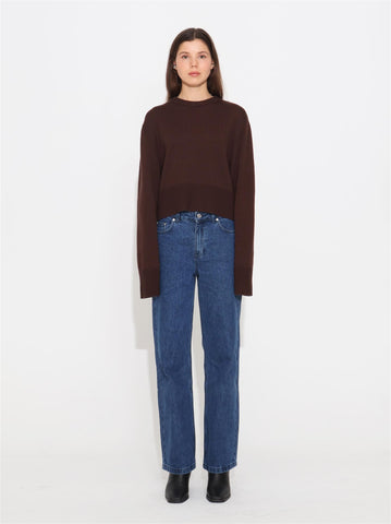 Liena Merino Sweater - Brown