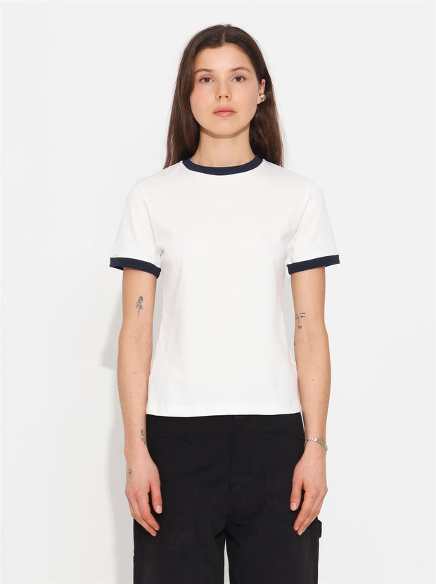 Liyana T-shirt - Off White/Navy