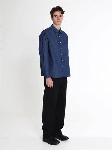 Holleb Shirt - Dark Blue Denim