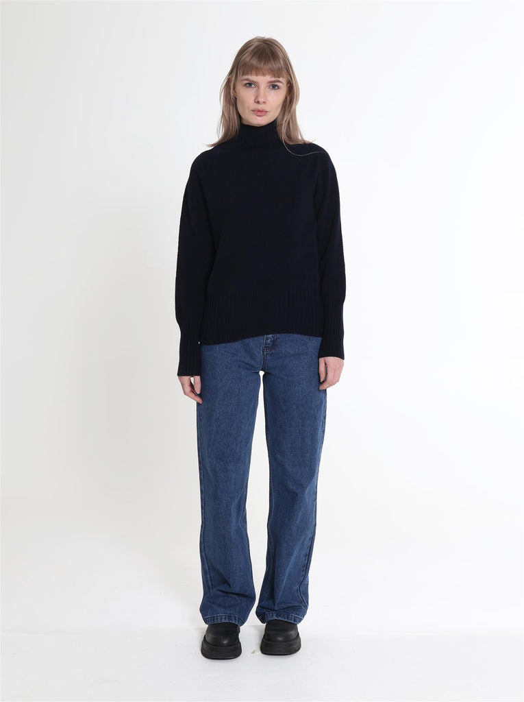 Ainslie Turtleneck - Navy