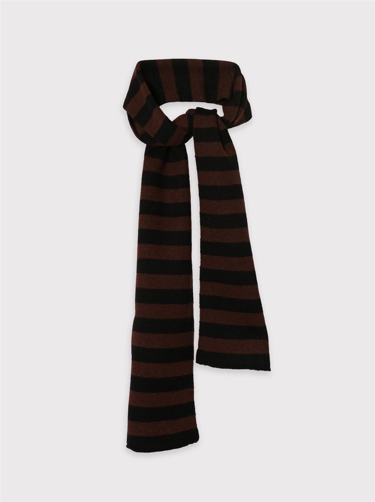 Luo Small Scarf - Black/Brown