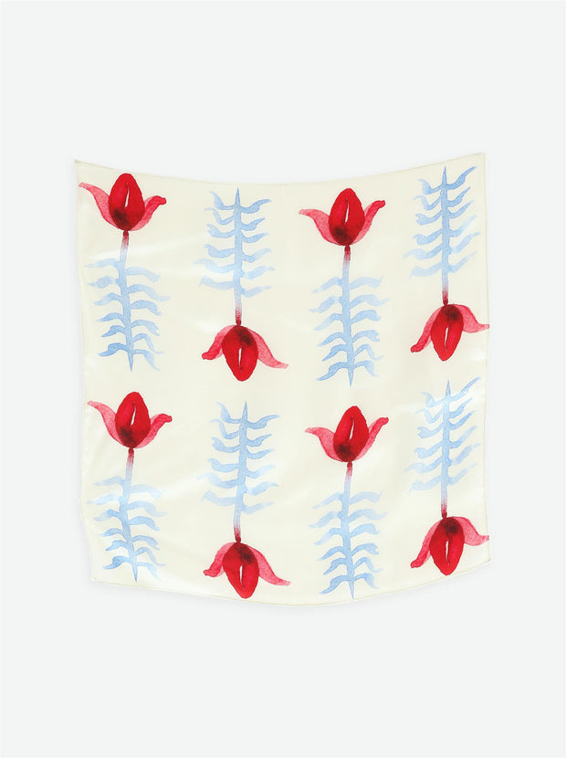 Babas Silk Scarf - Blomst