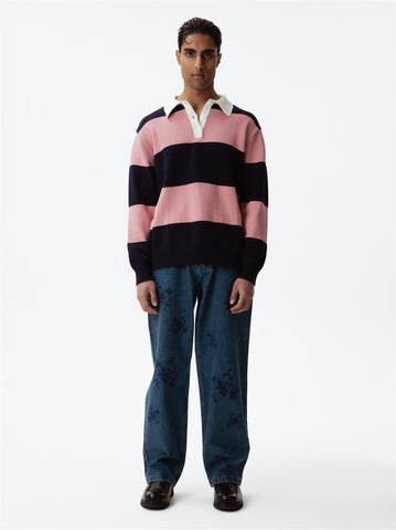 Bowen Sweater - Pink/Navy