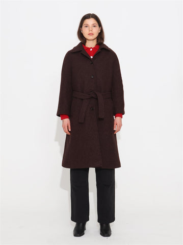 Anna Wool Coat - Brown