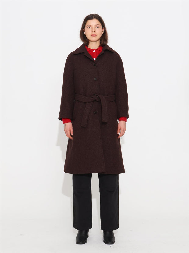 Anna Wool Coat - Brown