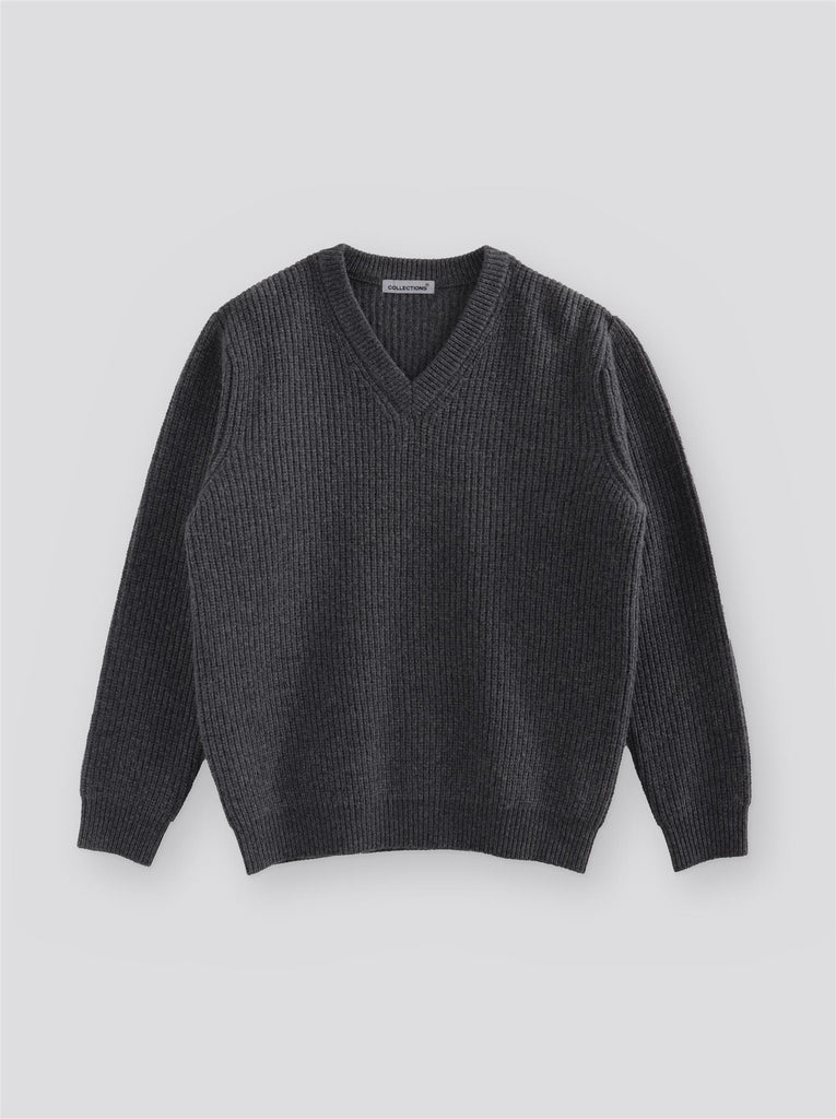 Zimo Wool Sweater - Dark Grey