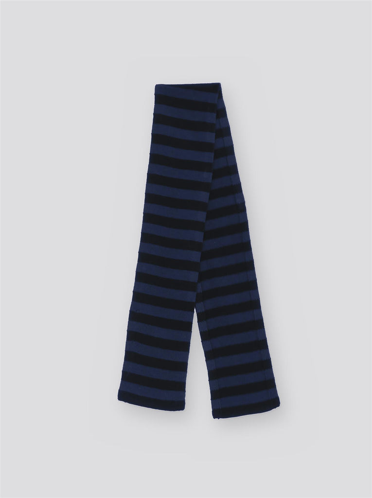 Luo Small Scarf- Black/Blue