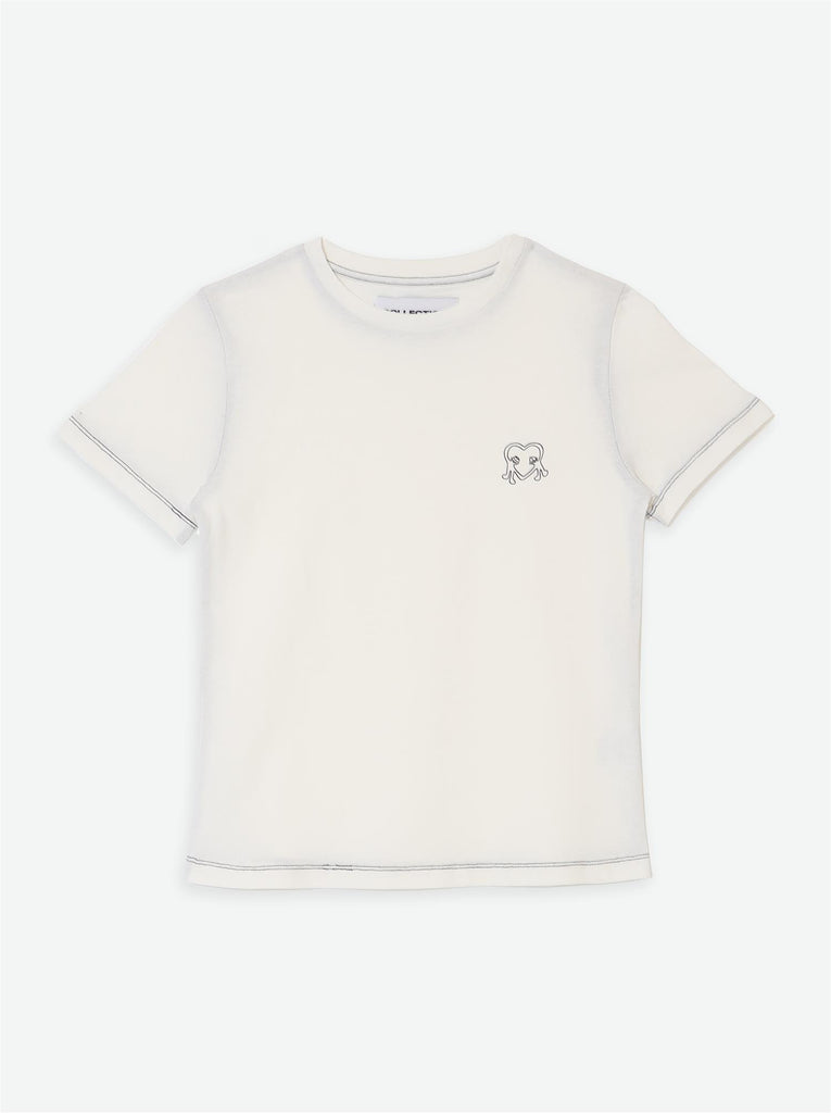 Liyana Heart T-shirt - Off White