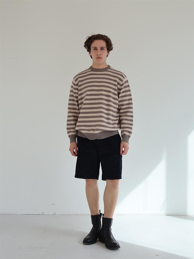 Taio Sweater - Brown/Sand