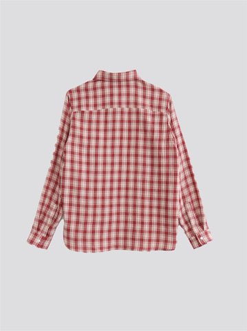 Holleb Shirt - Red/Beige Checks