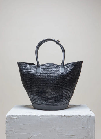 Sandhi L - Black twill tote bag