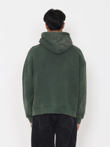 Heart Hoodie - Washed Green