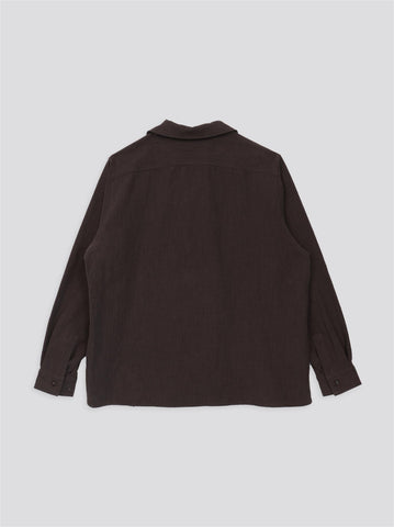 Lew Longsleeve Overshirt - Brown