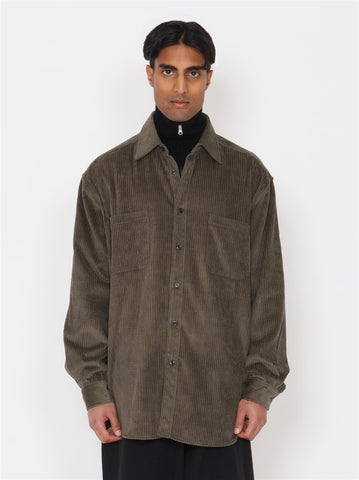 Donat Overshirt - Green Cord